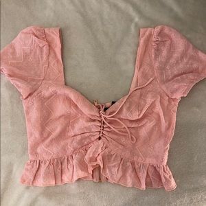 Blouse crop top